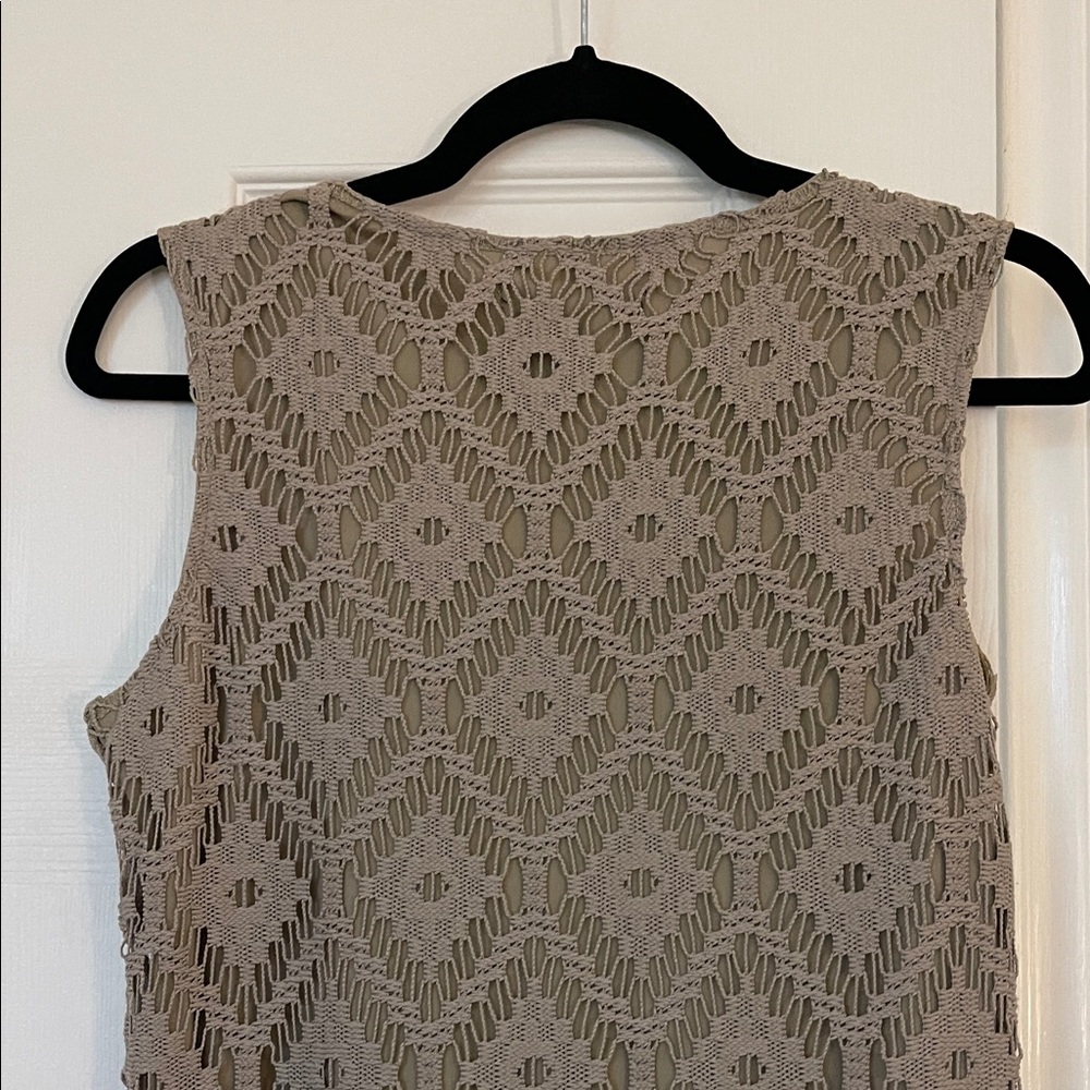 Sharagano Sz 6 Lace Patterned Maxi Dress - Picture 8 of 10